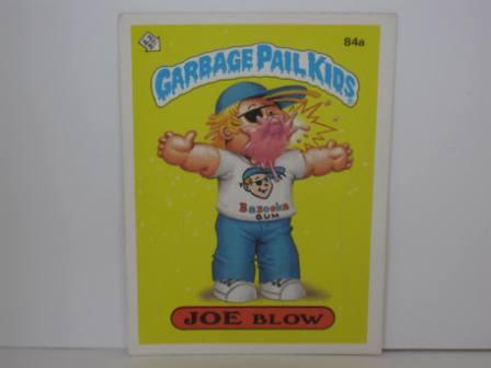 084a JOE Blow [Wanted: Prncpl] 1986 Topps Garbage Pail Kids Card
